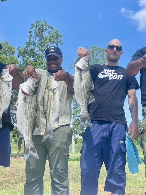 Lake Oconee Striper fishing